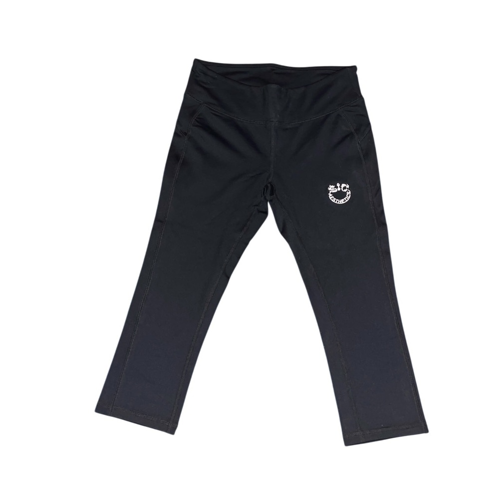 SIC Aesthetics Women’s Thick Leggings 3/4 Length Black (Various Sizes) NWT